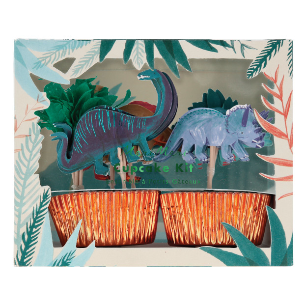 Cupcake kit Dinosaur Kingdom (48st) Meri Meri