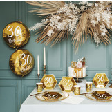 Folieballon 30th Birthday goud (45cm)