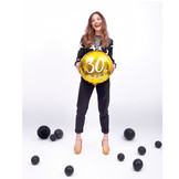 Folieballon 30th Birthday goud (45cm)