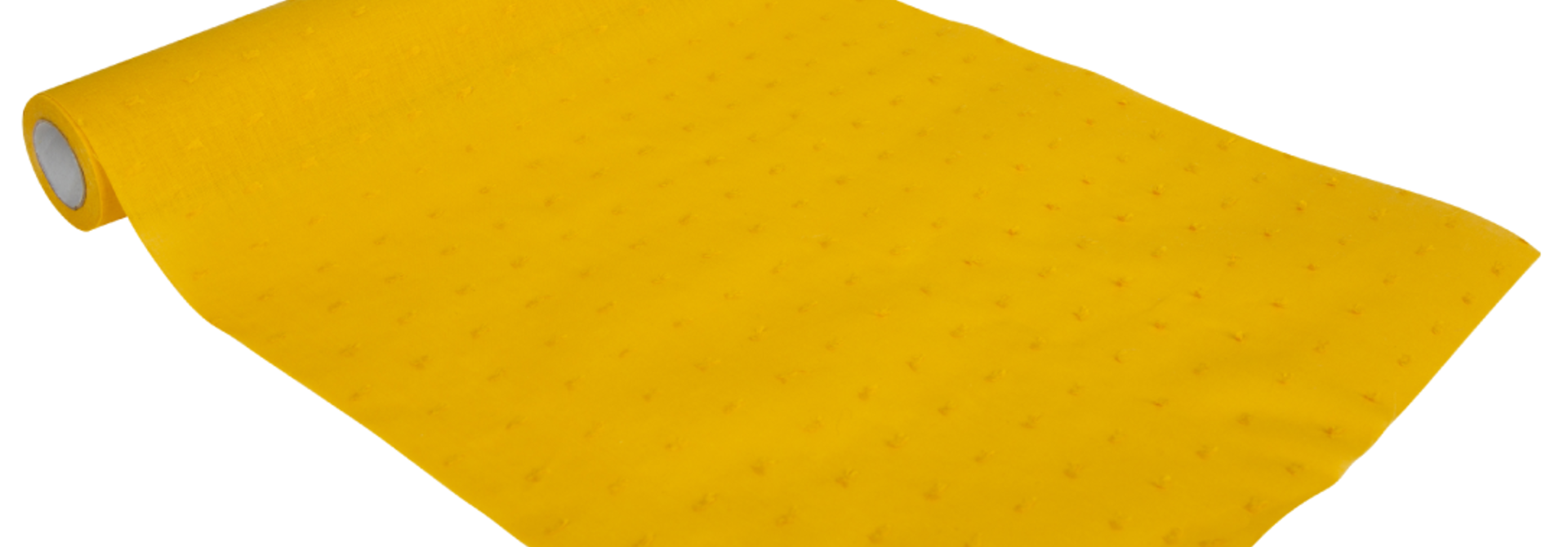 Tafelloper dots mosterd geel (5M)