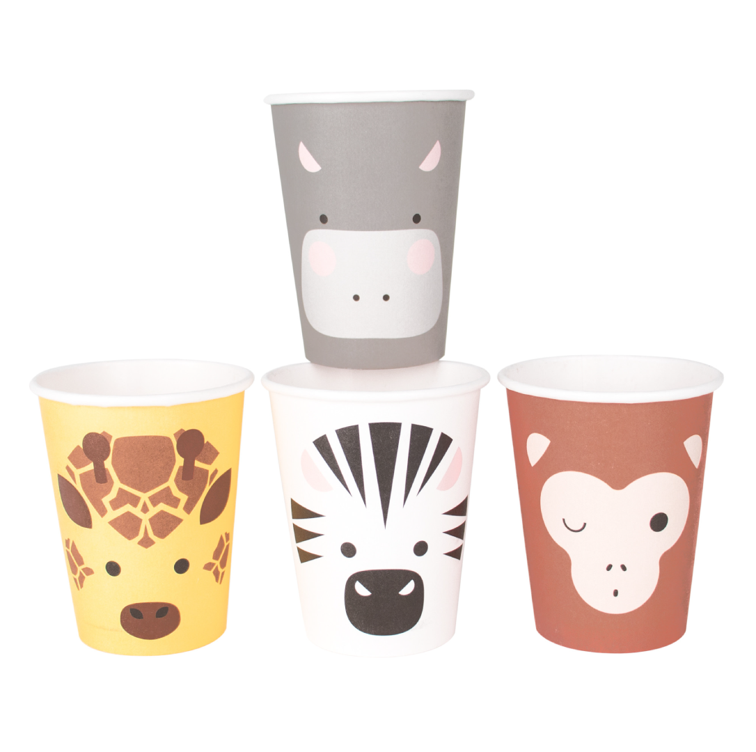 Jungle bekertjes (8st) My Little Day