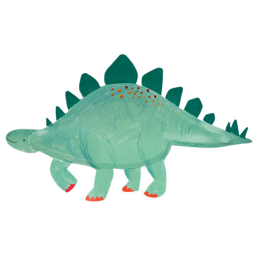 Serveerschalen stegosaurus Dinosaur Kingdom (4st) Meri Meri