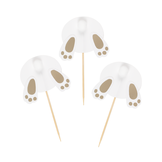 Cupcake prikkers bunny bum (6st) Ginger Ray