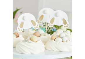 Cupcake prikkers bunny bum (6st) Ginger Ray