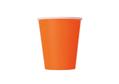 Papieren bekers oranje (14st)