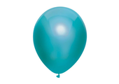 Ballonnen teal metallic (10st)