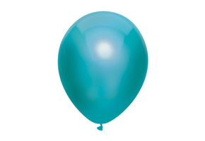 Ballonnen teal metallic (10st)