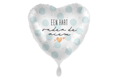 Folieballon Een Hart onder de riem (43cm)
