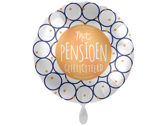 Folieballon Met Pensioen Gefeliciteerd! (43cm)