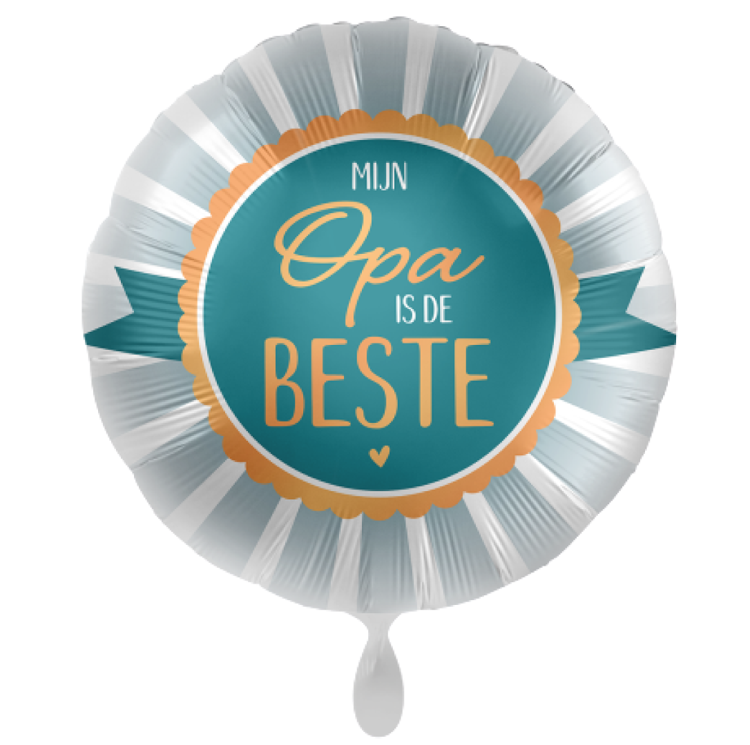 Folieballon Opa is de beste (43cm)