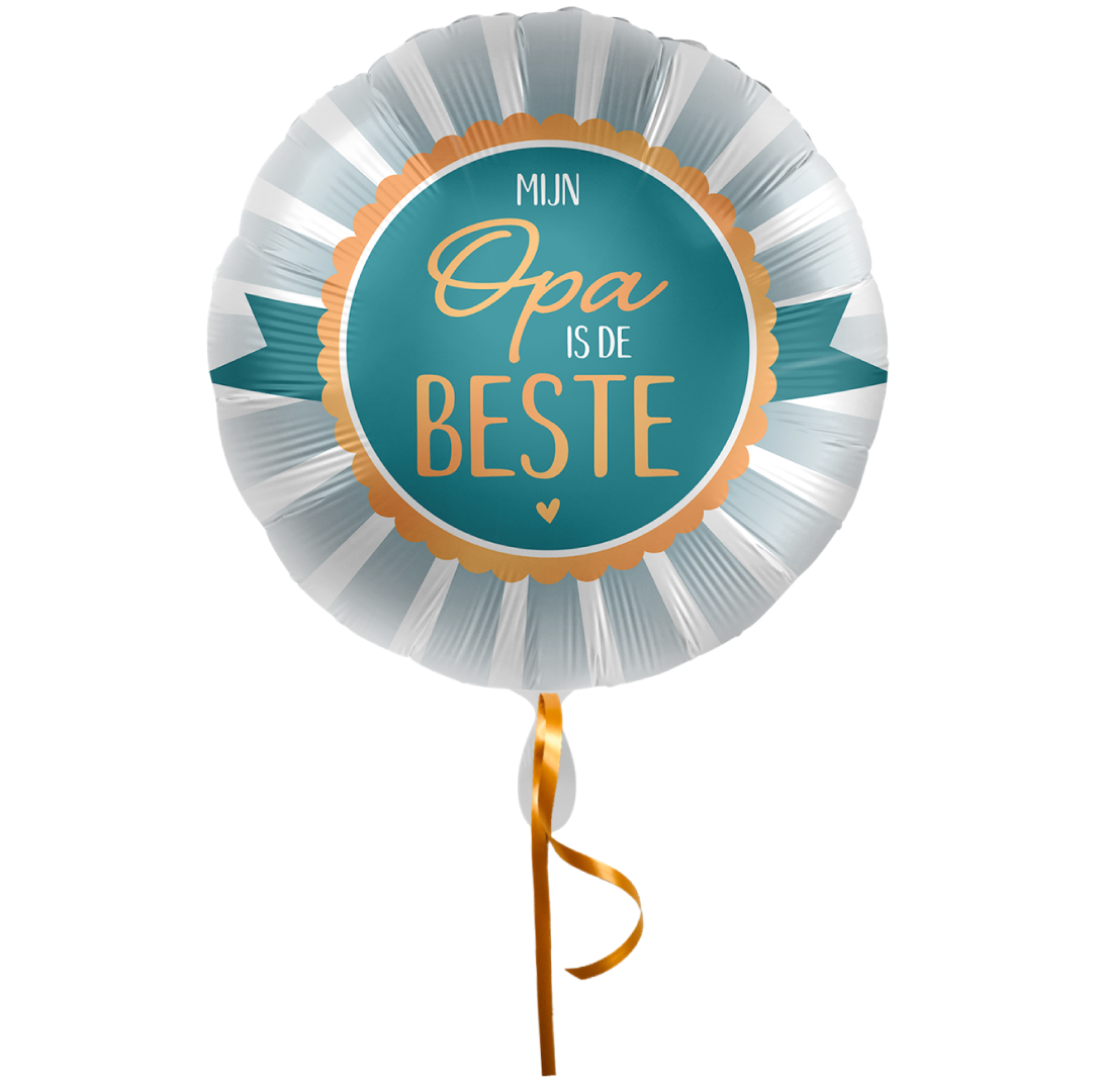 Folieballon Opa is de beste (43cm)