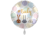 Folieballon #baby 43cm)
