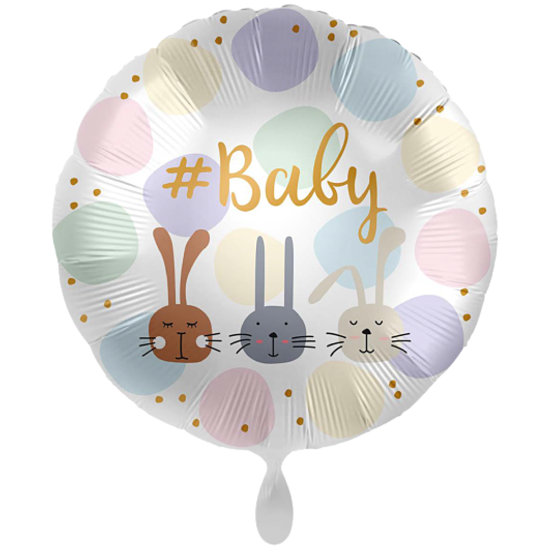 Folieballon #baby 43cm)