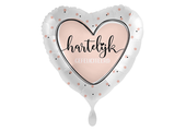 Folieballon Hartelijk Gefeliciteerd (43cm)