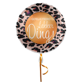 Folieballon Gefeliciteerd Lekker Ding!(43cm)