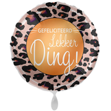 Folieballon Gefeliciteerd Lekker Ding!(43cm)
