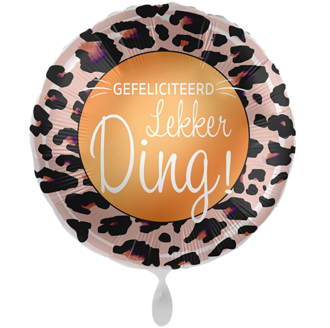 Folieballon Gefeliciteerd Lekker Ding!(43cm)