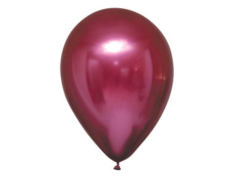 Chroom ballonnen pomegranate (10st)