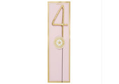 Sterretje goud cijfer 4