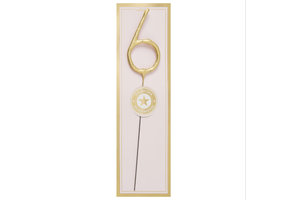 Sterretje goud cijfer 6