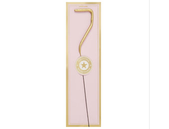 Sterretje goud cijfer 7