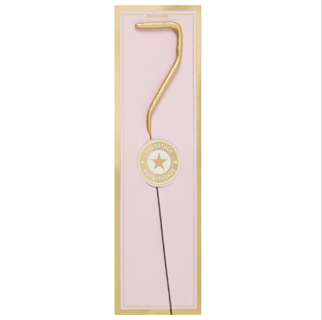 Sterretje goud cijfer 7