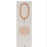 Sterretje roségoud cijfer 0