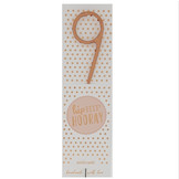 Sterretje roségoud cijfer 9