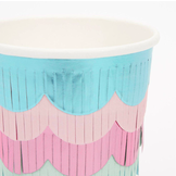 Bekertjes zeemeermin fringe (8st) Meri Meri