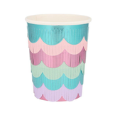 Bekertjes zeemeermin fringe (8st) Meri Meri