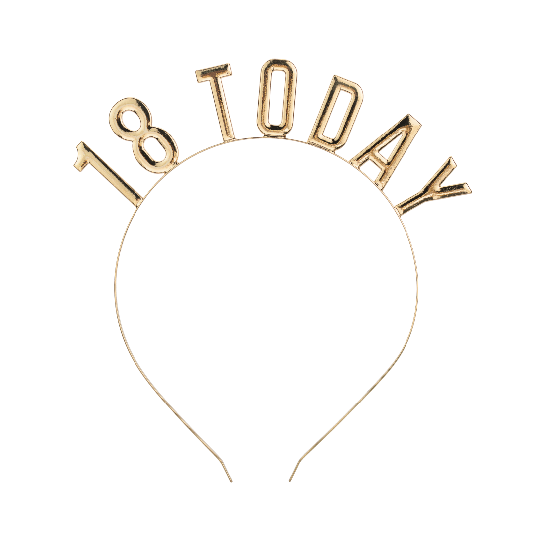 Diadeem 18 Today goud