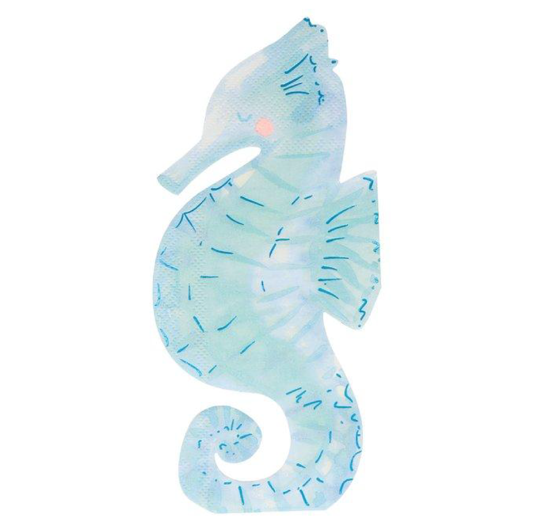 Servetten zeepaard (16st) Meri Meri