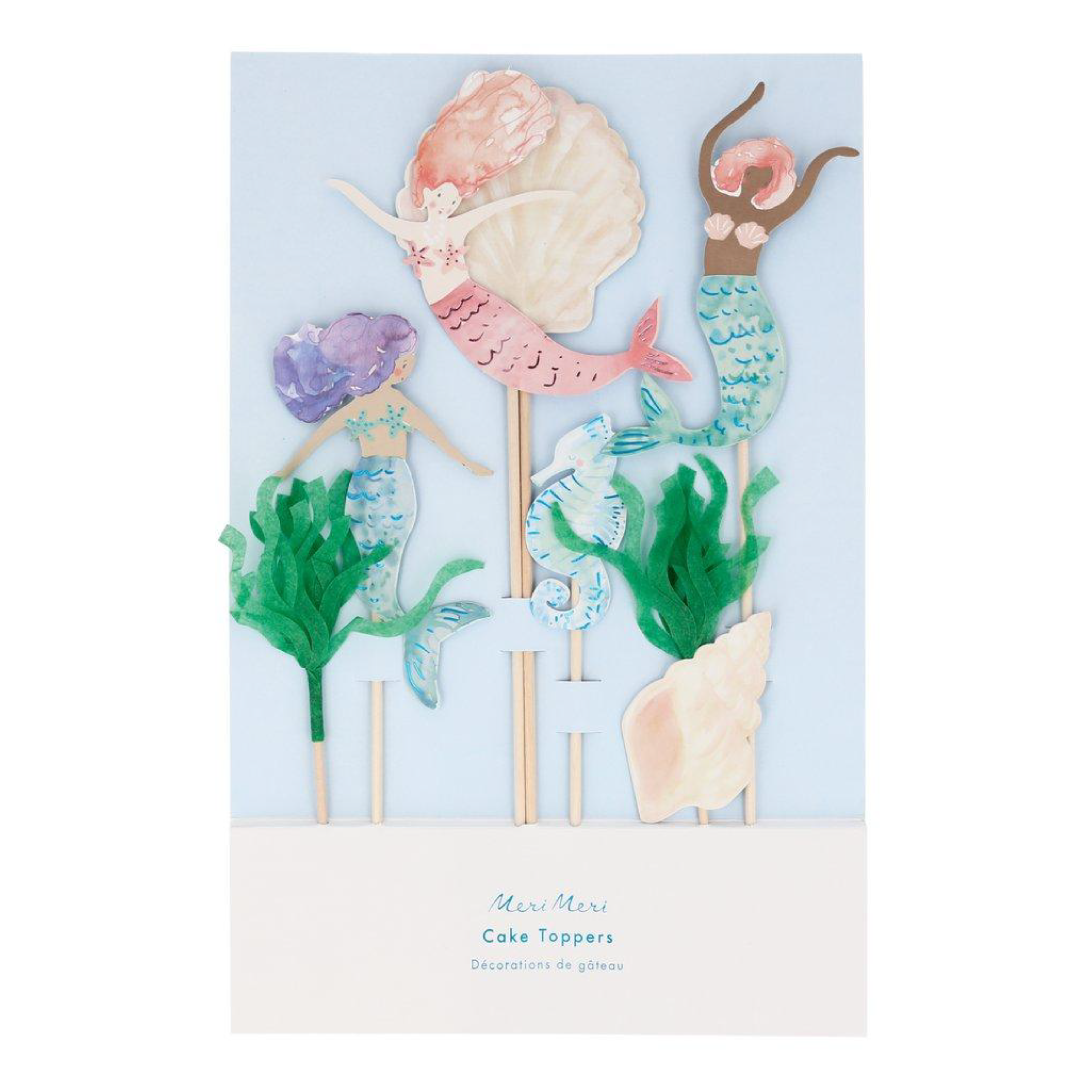 Cake toppers Mermaids (7st) Meri Meri
