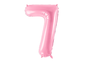 Folieballon 7 roze (86 cm)