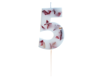 Bloemenkaars 5 Ginger Ray