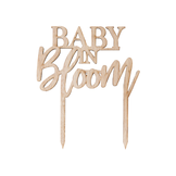 Taarttopper Baby In Bloom hout Ginger Ray