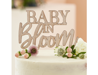 Taarttopper Baby In Bloom hout Ginger Ray