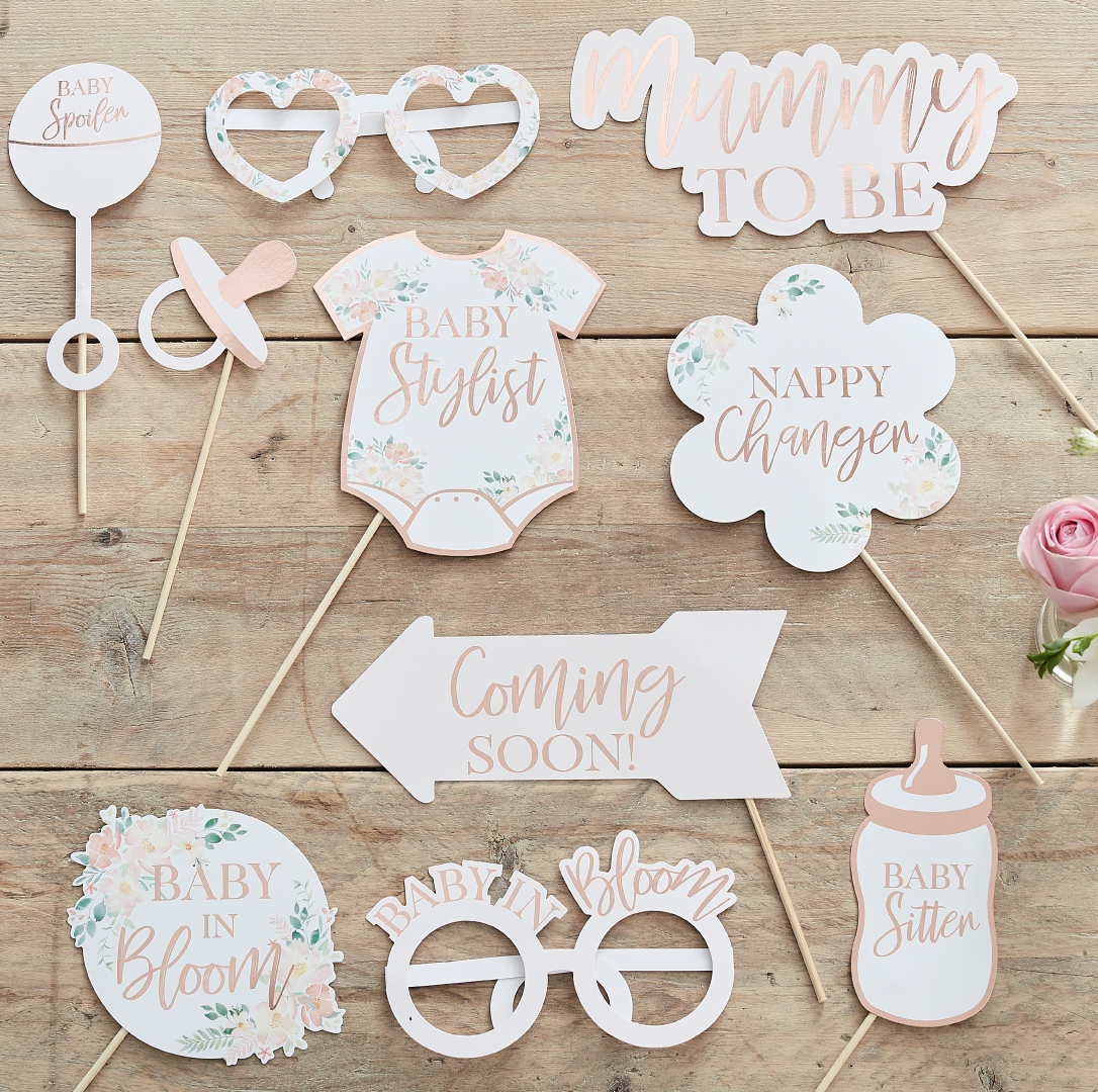 Photobooth prop Baby In Bloom Ginger Ray