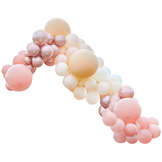Ballonnenboog groot  nude & chrome roségoud (200st) Ginger Ray