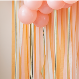 Backdrop Streamer Gold & Peach (150M) Mix it Up Ginger Ray