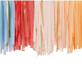 Backdrop Multicoloured Pastel ceiling streamer (200M) Happy Everything Ginger Ray