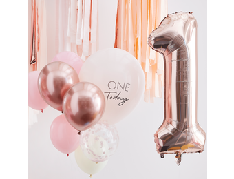 Ballonnenmix One Today roze (10st) Ginger Ray