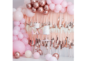 Ballonnenboog roze en rosegoud Mix It Up (200st) Ginger Ray