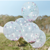 Confettiballonnen (5st) Boho Eco Hen Party Ginger Ray