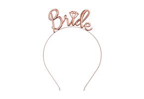 Diadeem Bride roségoud