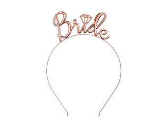 Diadeem Bride roségoud