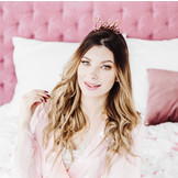 Diadeem Bride roségoud