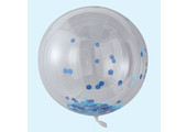 Orb confetti ballonnen blauw (3st) Ginger Ray
