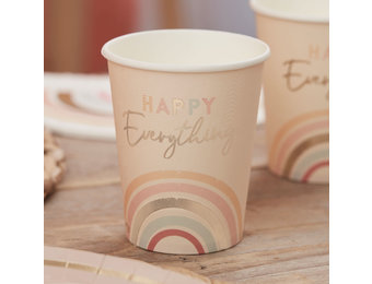 Bekertjes Happy Everything (8st) Ginger Ray