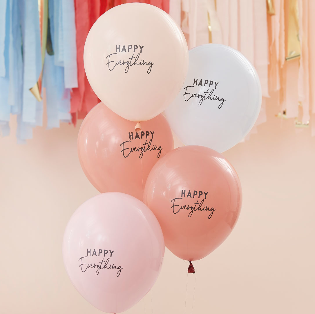 Ballonnen Happy Everything (6st) Ginger Ray